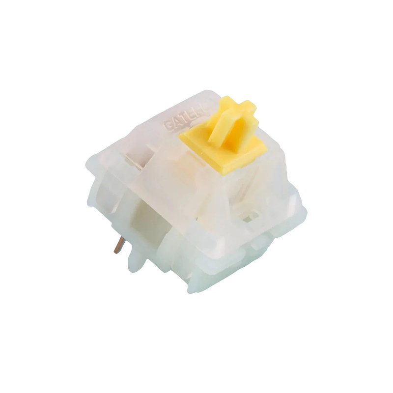 Gateron Milky Housing Switches - Yellow - 10 Pieces - مكبس لوحة مفاتيح